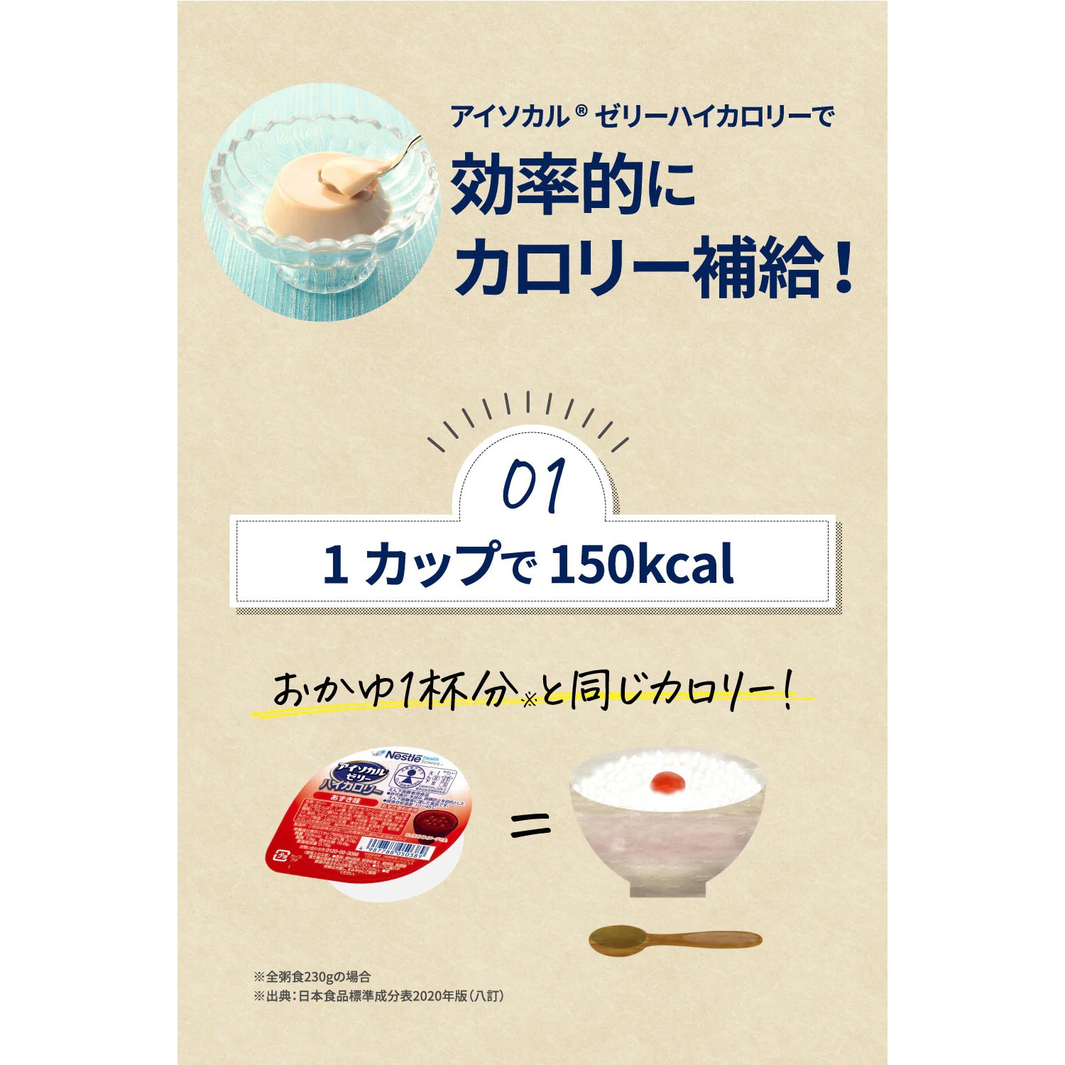 アイソカルゼリー ハイカロリー 1箱(66g×24本) ネスレ 【通販