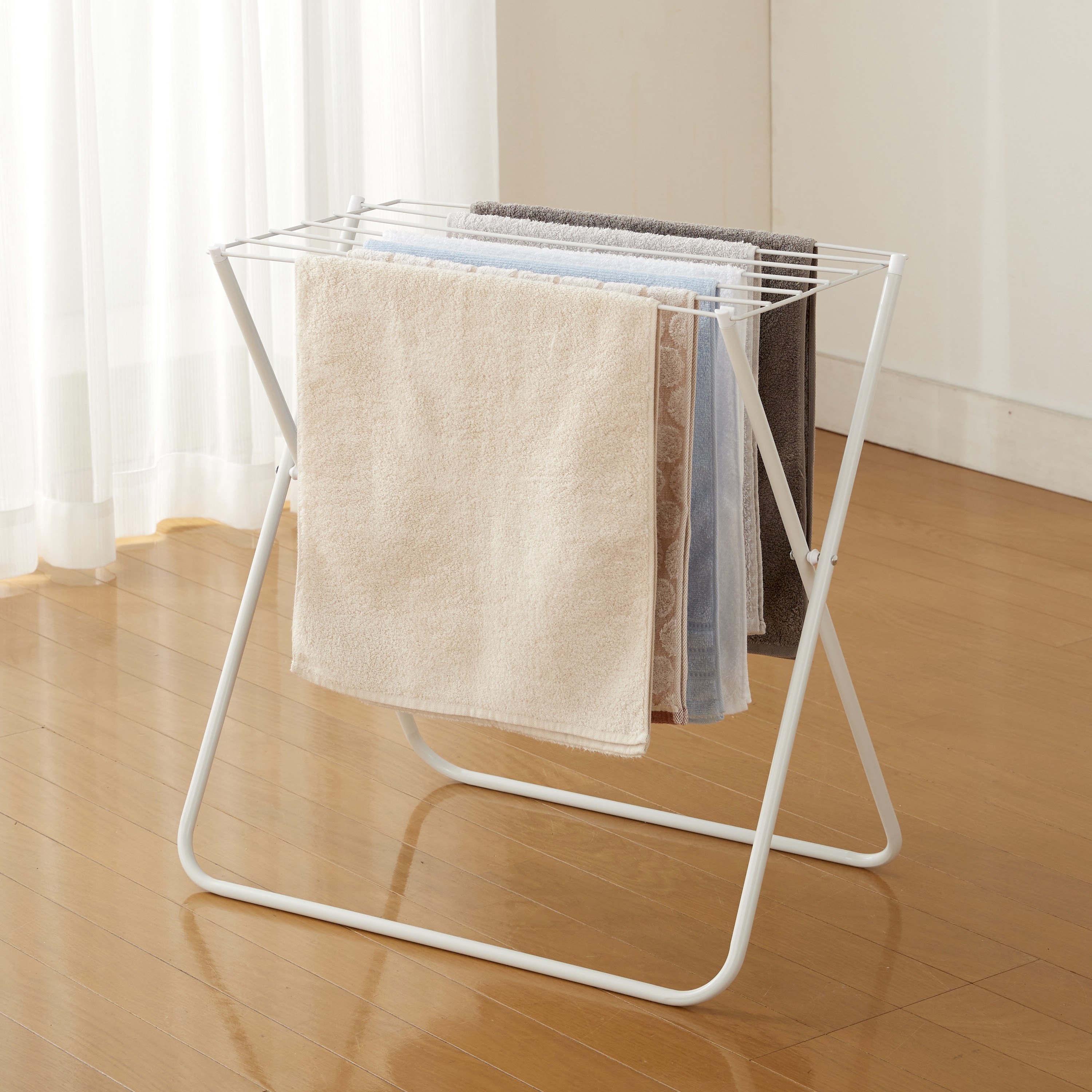 U.S. ヴィンテージ フォールディング タオルハンガー リネン 折り畳み式 U.S. ヴィンテージ フォールディング タオルハンガー リネン 折り畳み