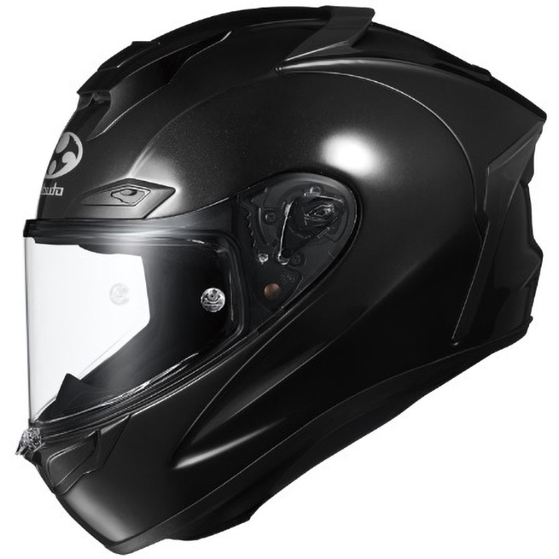 F-17 OGK KABUTO ブラックメタリック色 XL