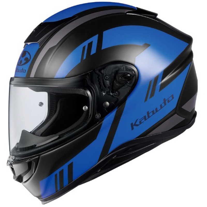 AEROBLADE6 DYNA OGK KABUTO フラットブラックブルー色 M