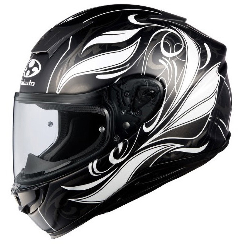 AEROBLADE6 ELFI OGK KABUTO フラットブラック色 L