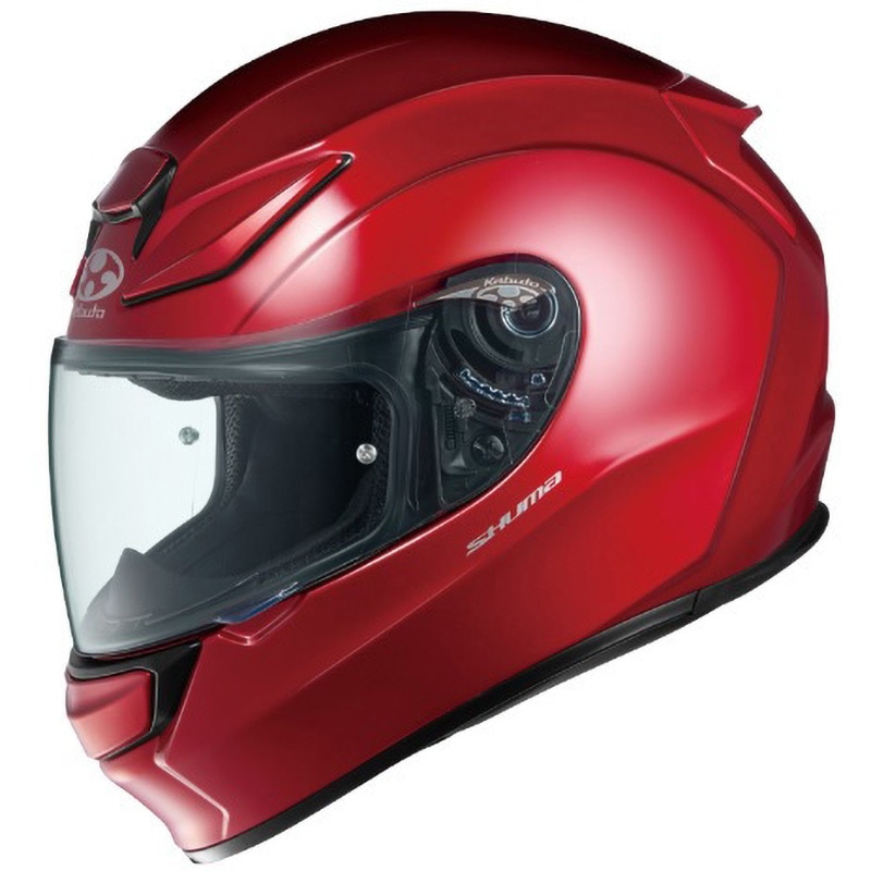 SHUMA OGK KABUTO シャイニーレッド色 XS