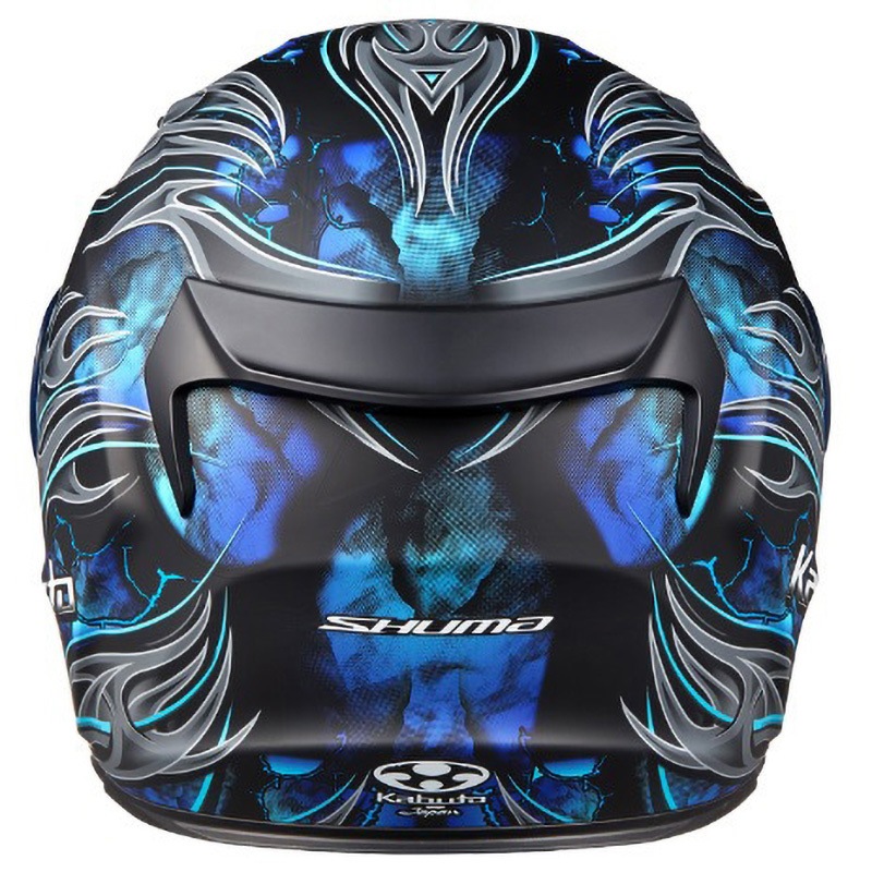 SHUMA FLAME OGK KABUTO フラットブラックブルー色 XS 【通販モノタロウ】