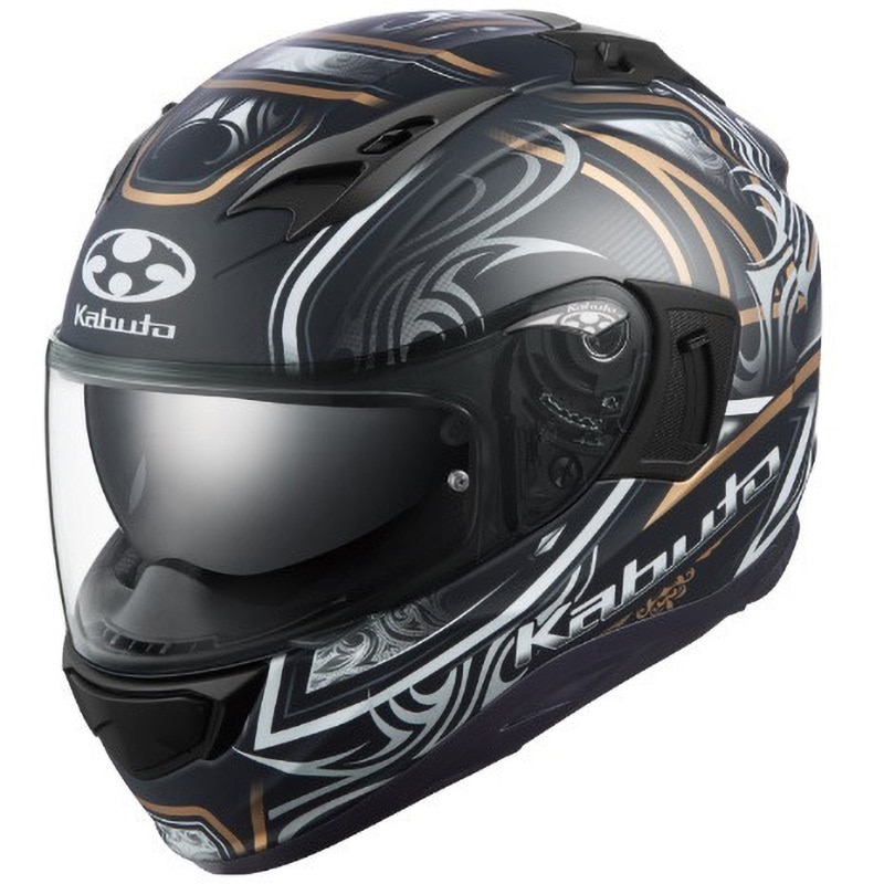 KAMUI 3 JAG OGK KABUTO フラットブラックゴールド色 S