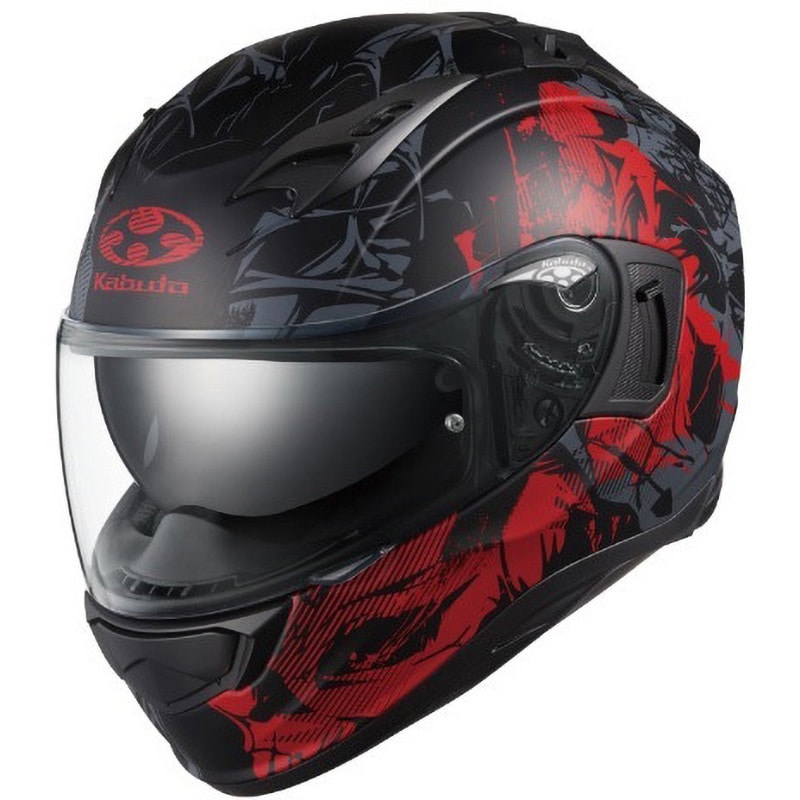 KAMUI 3 TRUTH OGK KABUTO フラットブラックレッド色 S