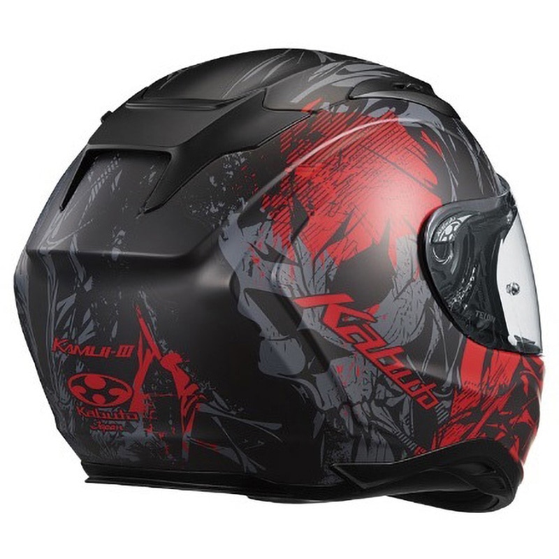 KAMUI 3 TRUTH OGK KABUTO フラットブラックレッド色 L - 【通販