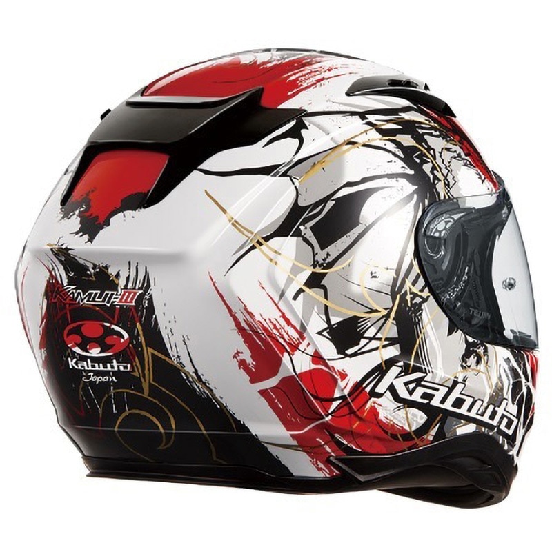 Kabuto KAMUI-III ホワイト フルフェイスヘルメット OGK Kabuto KABUTO KAMUI 3（カムイ3） パールホワイト フルフェイス