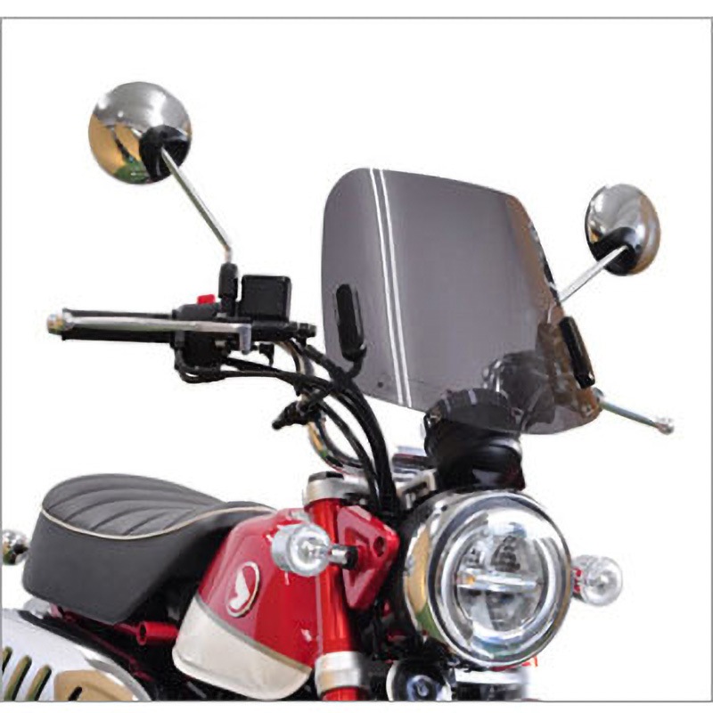 MK-03 ミドルスクリーン af(旭風防) 樹脂 スモーク色 適合車種ホンダ