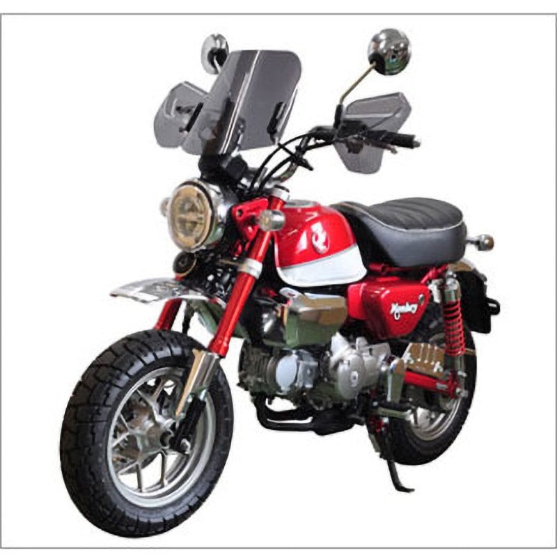 モンキー125 旭風防 MK-03 ミドルスクリーン af(旭風防) 樹脂 スモーク色 適合車種ホンダ