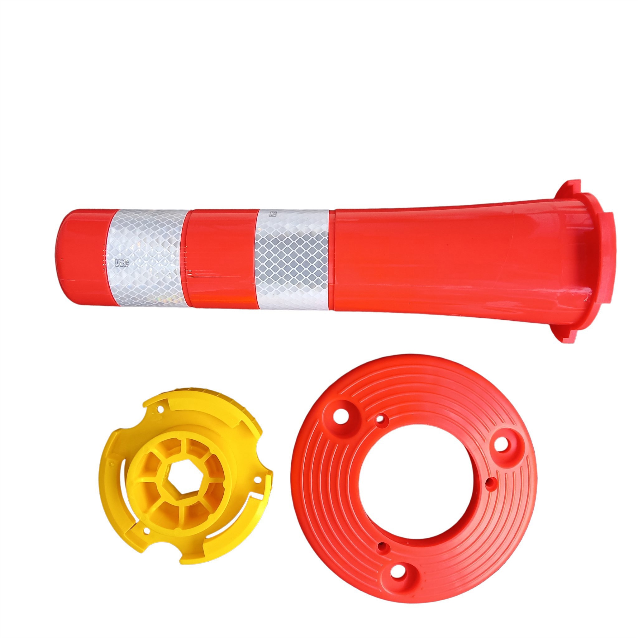 SCM400-R AD ソフトコーンM400オレンジ 接着式アダプターセット サンセルフ 高さ412mm