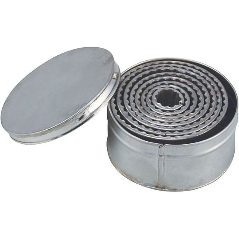 菊 8PC ステン中華細工抜 1組 カンダ 【通販モノタロウ】