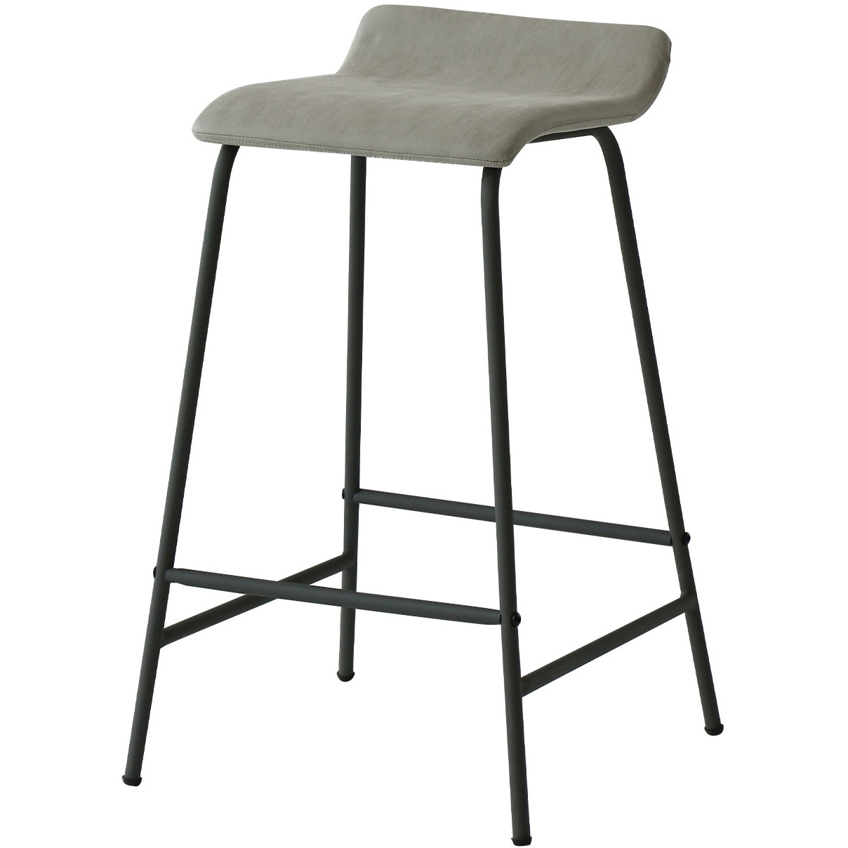 ILS-3540GY バースツール 市場 幅425mm奥行470mm高さ710mm  ILS-3540GY