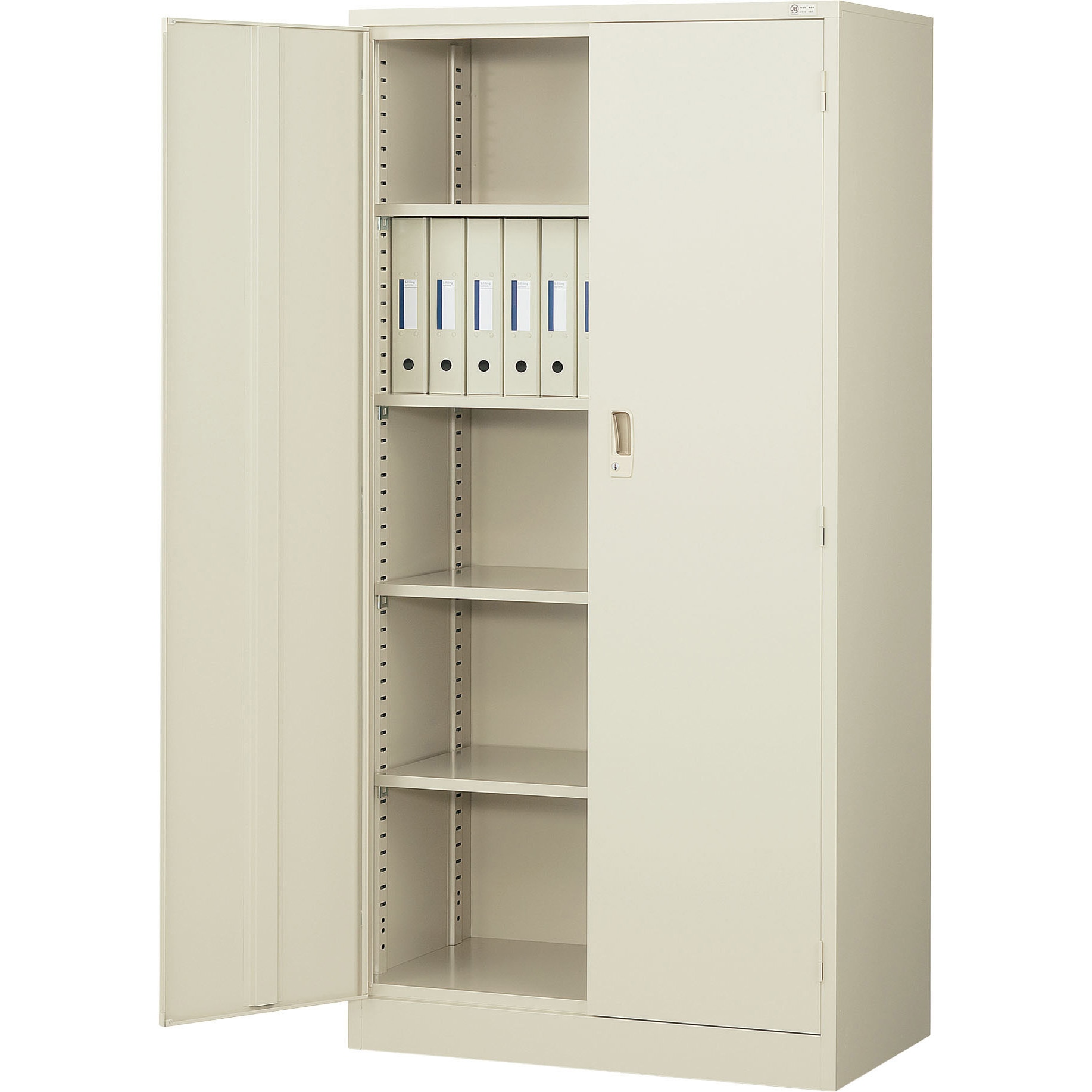 G-N3605 両開き書庫シリーズ 生興 ニューグレー色 シリンダー錠 棚段数