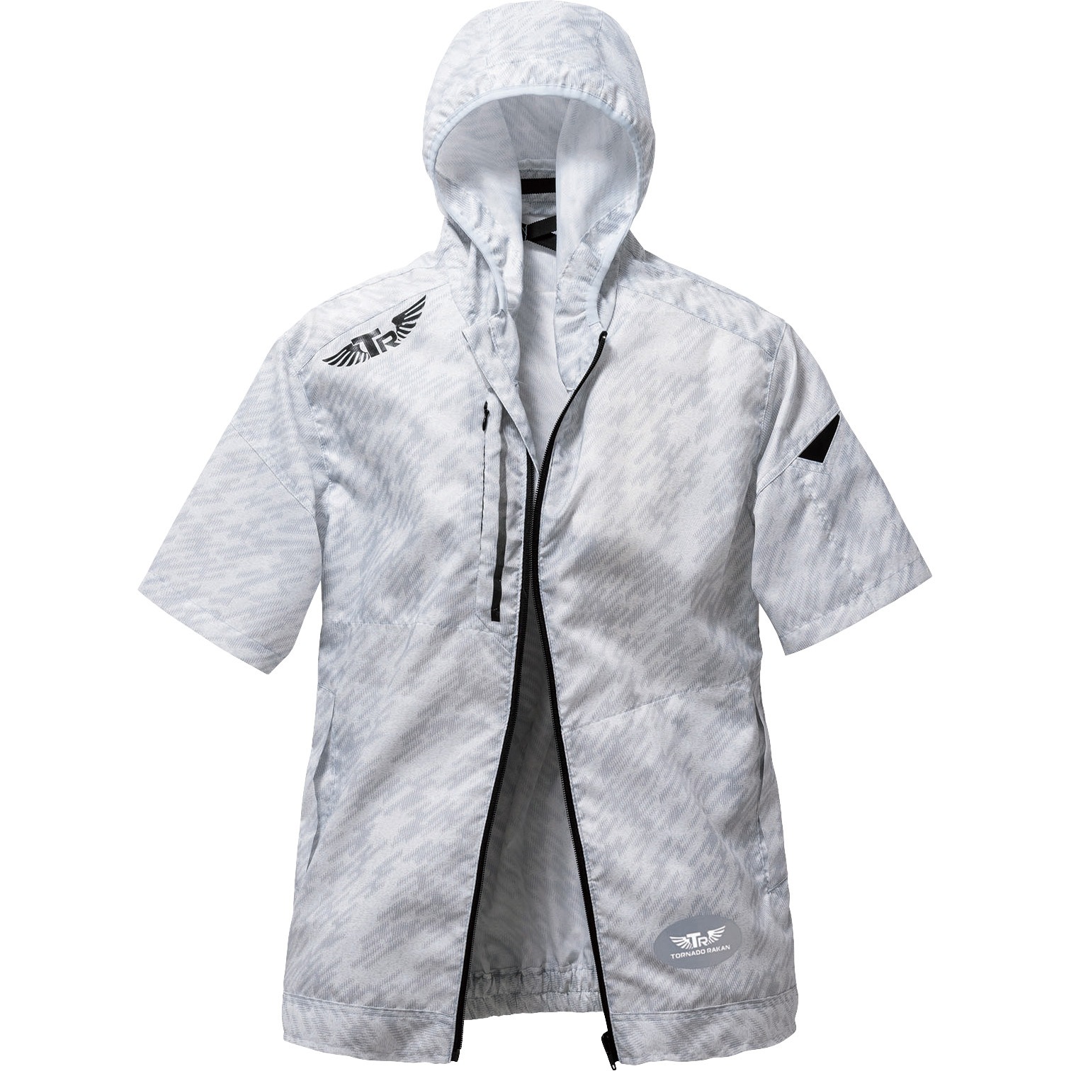 TR1671-59-L トルネードラカン 空調空冷服 半袖ブルゾン(フード付