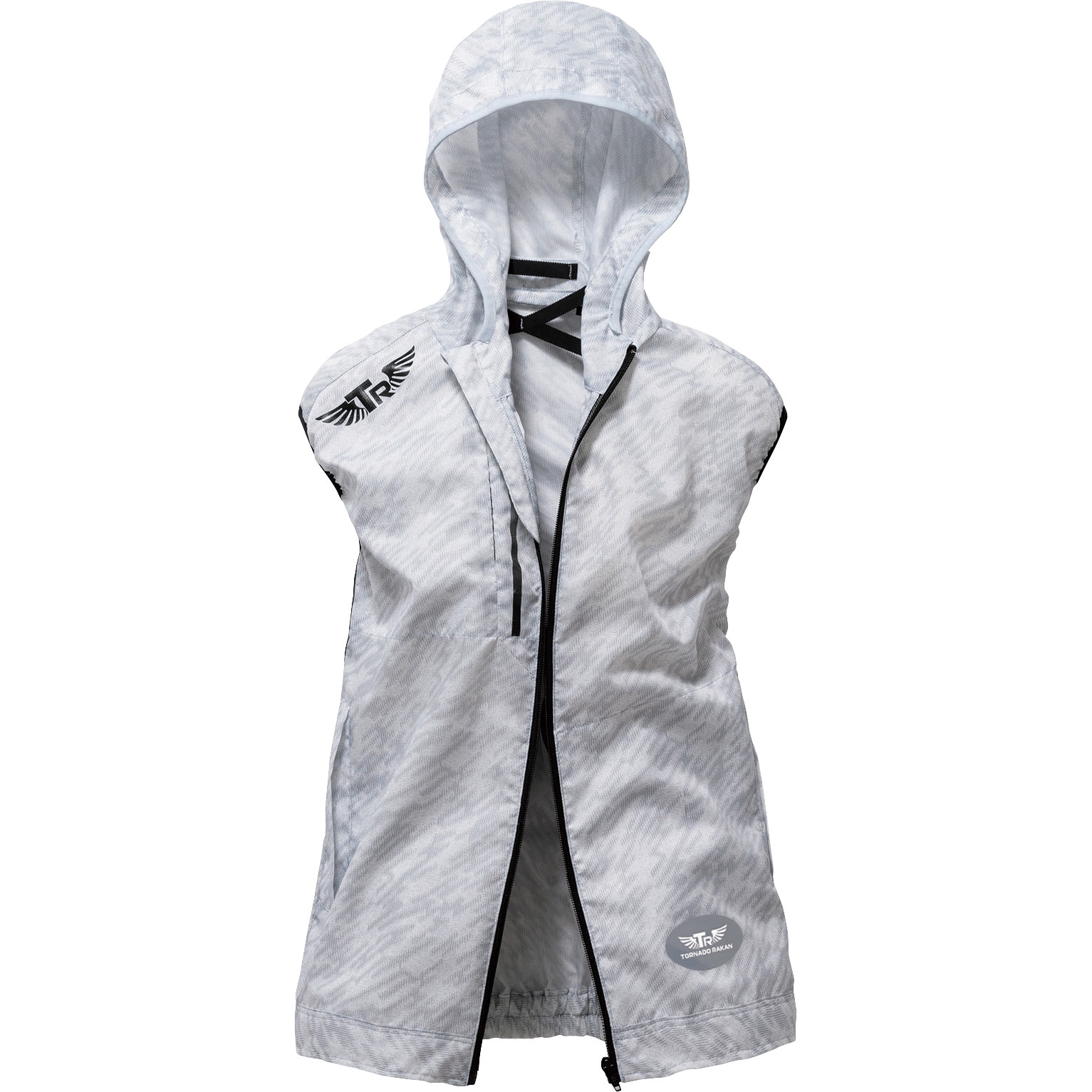 TR1691-59-LL トルネードラカン 空調空冷服 ベスト(フード付) TR1691