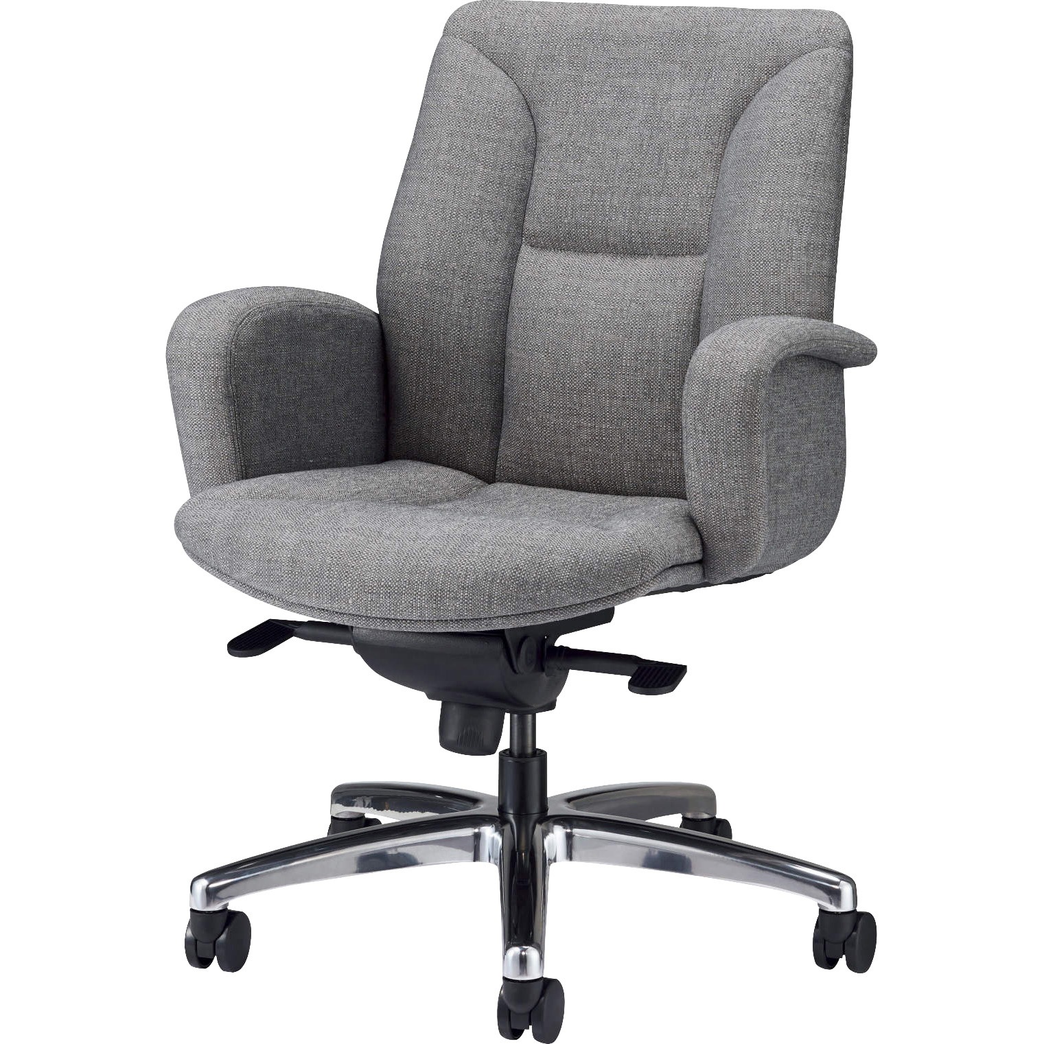 No．5896F プレジデント用チェアー (セムノ) LION (ライオン事務器) 肘掛あり ミドルバック