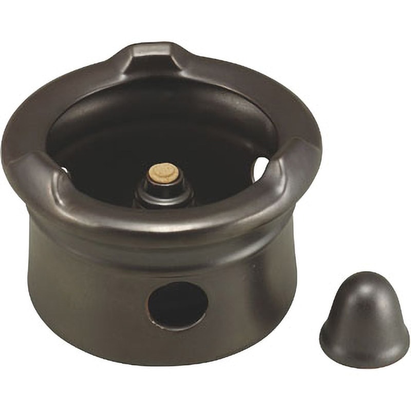 (アルコール用) 黒釉丸型コンロ 1個 カンダ 【通販モノタロウ】 10,786円
