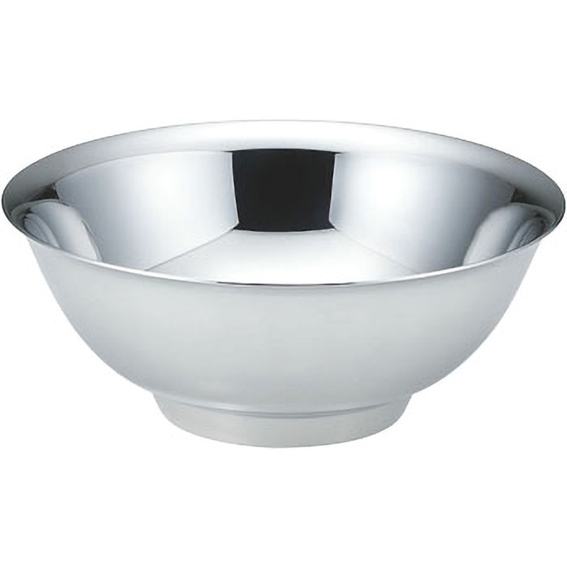 ステンレスミラー磨き仕様 メタル丼 カンダ 容量1200mL ミラー色 直径210mm高さ85mm 5,113円