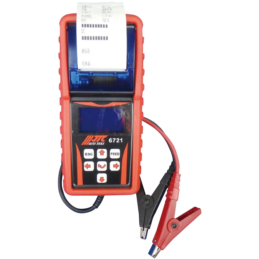 JTC6721 バッテリーCCAテスタープリンター付き 1個 JTC 【通販モノタロウ】