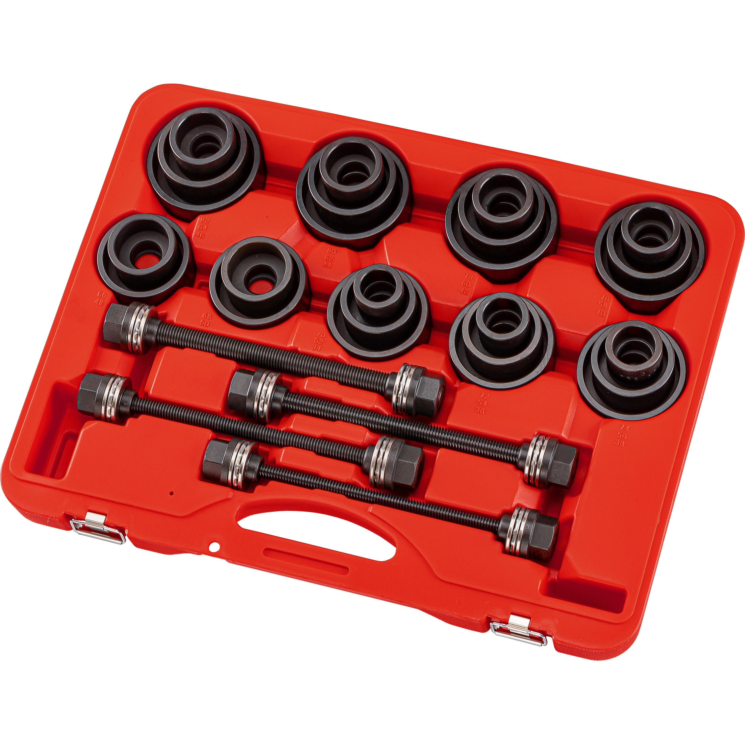 JTC6975 ピボットブッシュリムーバー&イン JTC 全長240mmスリーブ25pcs Φ24～Φ72(2mm刻み)サイズ  JTC6975 37,037円