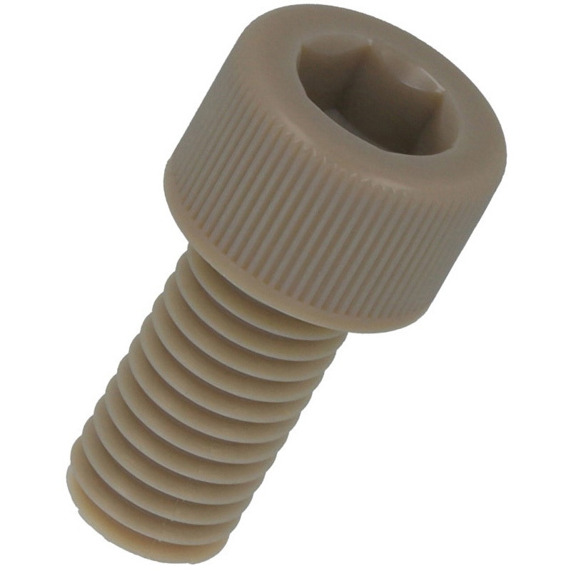 8x15 PEEK六角穴付ボルト 八幡ねじ 全ねじ 呼びM8首下長15mm 1パック(10個)