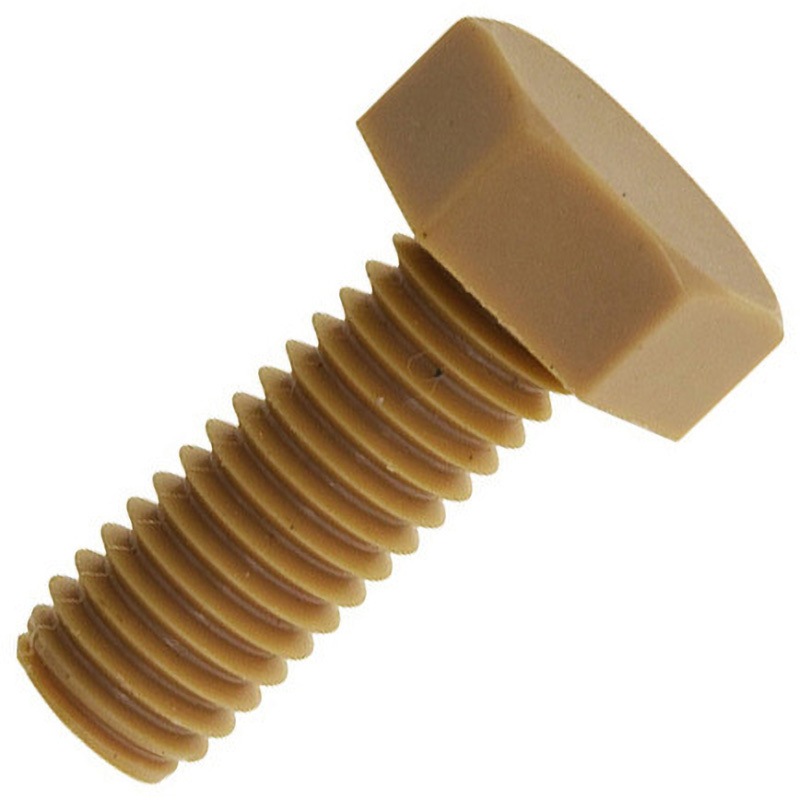 八幡ねじ 樹脂 (PVDF) 六角ボルト M4X10 4580172752366 SPE-M4X10-C | 樹脂ねじ（PEEK／六角穴付きボルト） SPE-C | 鍋屋