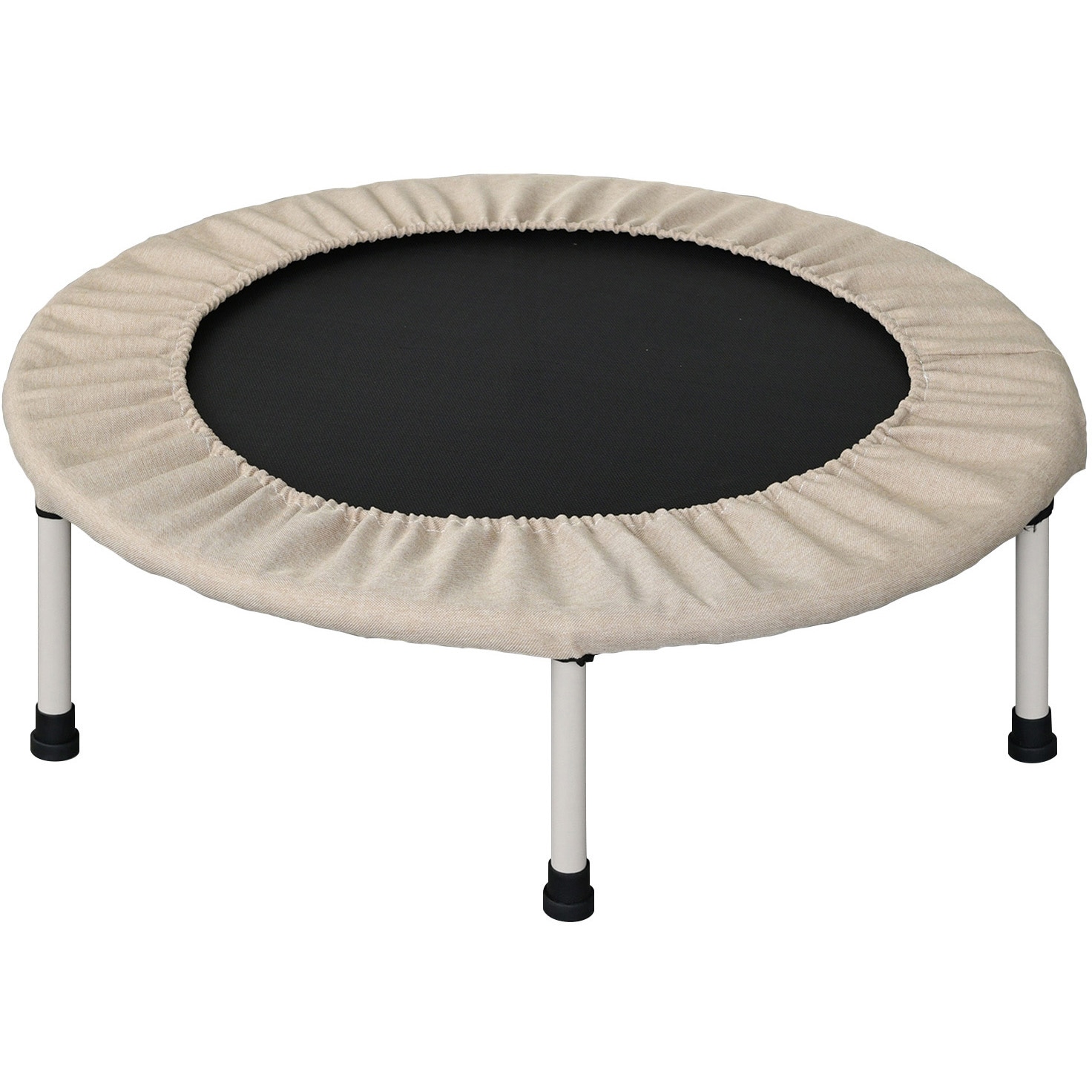 FTP-100(BE) トランポリン YAMAZEN(山善) 荷重100kg ベージュ色