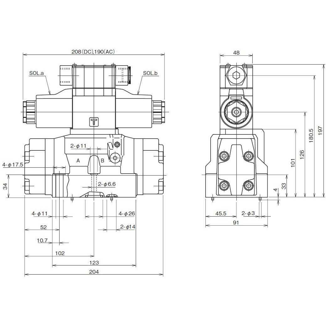 KSH-G04-4CP-20-X 電磁パイロット切換弁 ダイキン工業 最高使用