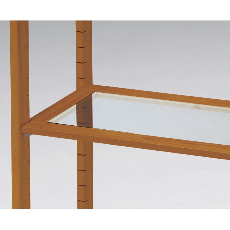 アルテン用ガラス棚 ホワイト W90cm用