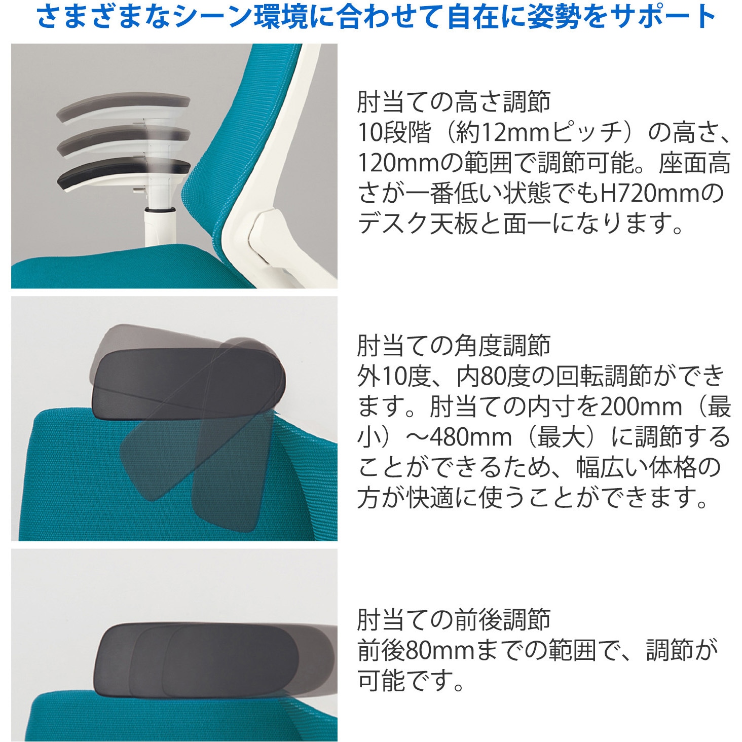 KG137PSM-W9Y3 エフチエア クロスバック ハイバック 可動肘 ホワイトフレーム  <配送時組立サービス付> イトーキ 抵抗付ウレタン双輪キャスター 肘掛あり