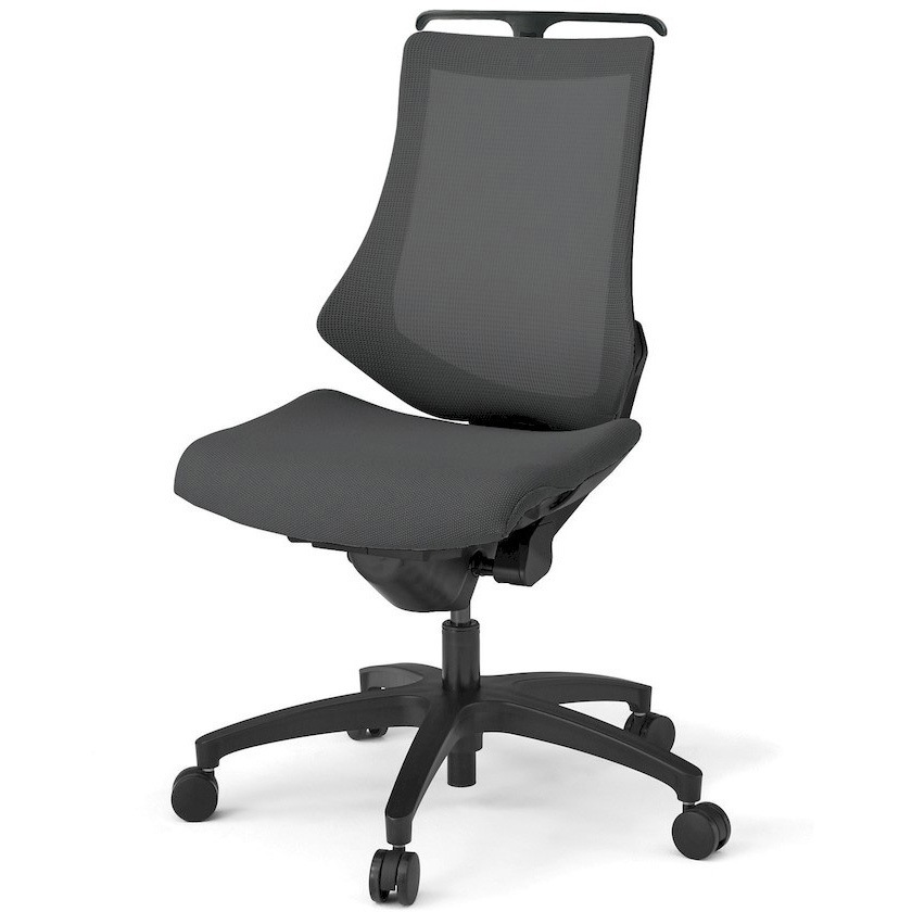 KG170JVHM-T1W2 エフチエア プレーンメッシュバック ハイバック ハンガー付 ブラックフレーム  <配送時組立サービス付> 1台 イトーキ 【通販モノタロウ】