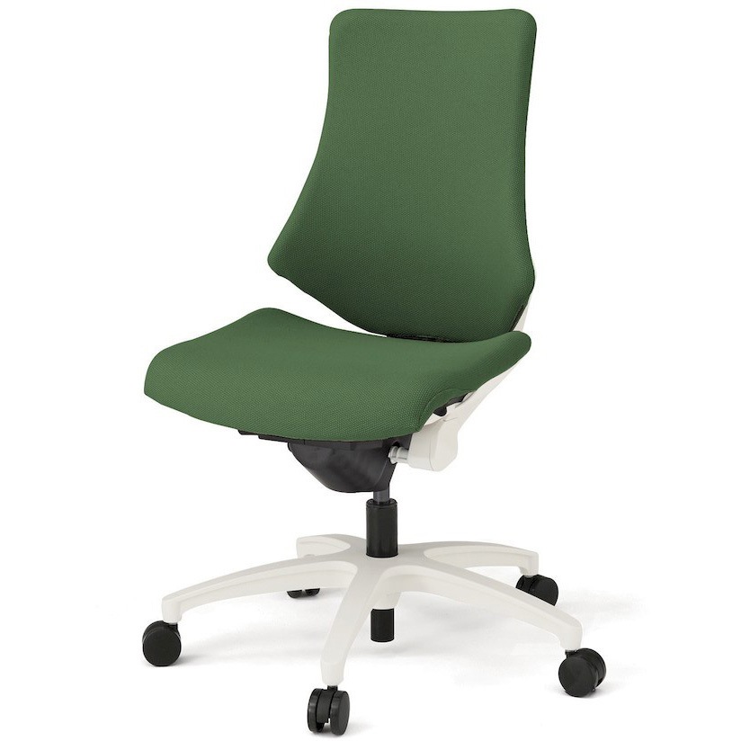 KG130PSM-W9Q2 エフチエア クロスバック ハイバック ホワイトフレーム  <配送時組立サービス付> イトーキ 抵抗付ウレタン双輪キャスター 45,487円