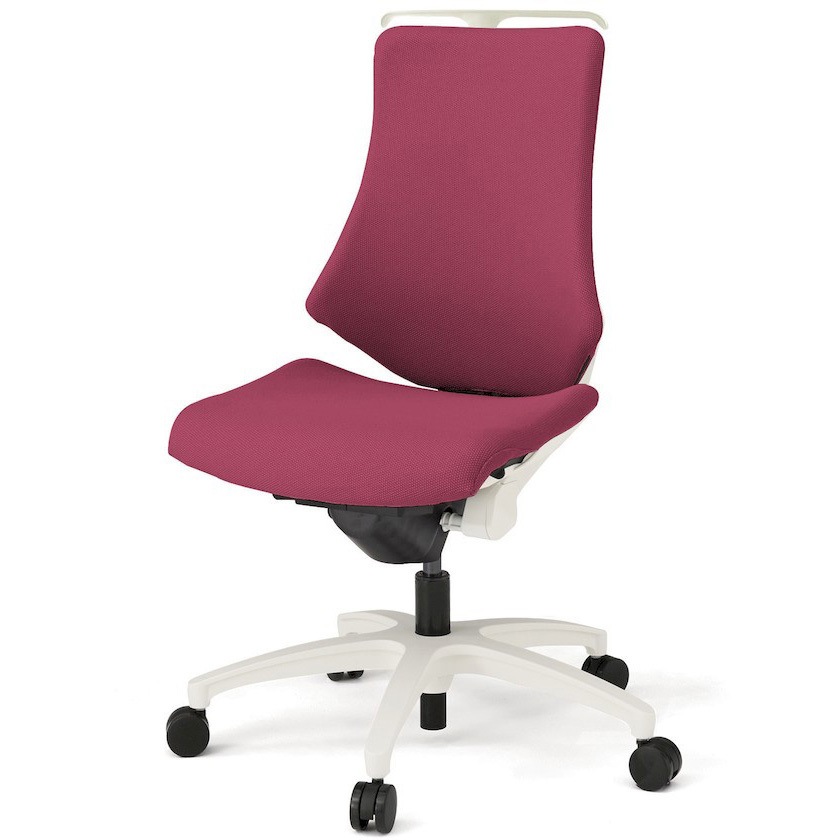 KG130PSHM-W9M4 エフチエア クロスバック ハイバック ハンガー付 ホワイトフレーム  <配送時組立サービス付> 1台 イトーキ 【通販モノタロウ】