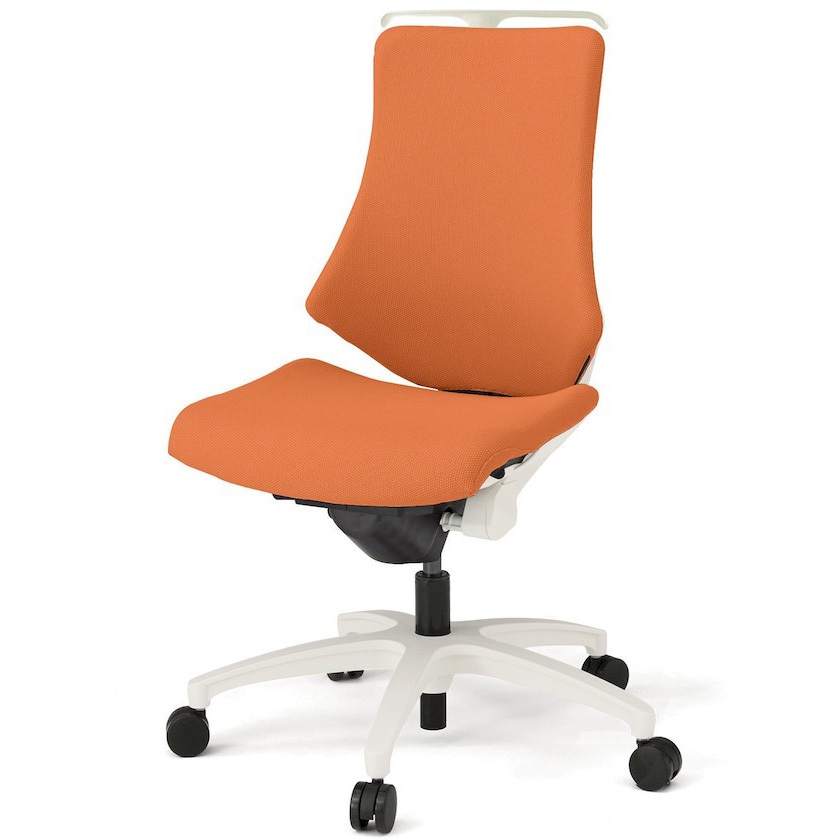 KG130PSHM-W9D3 エフチエア クロスバック ハイバック ハンガー付 ホワイトフレーム  <配送時組立サービス付> 1台 イトーキ 【通販モノタロウ】