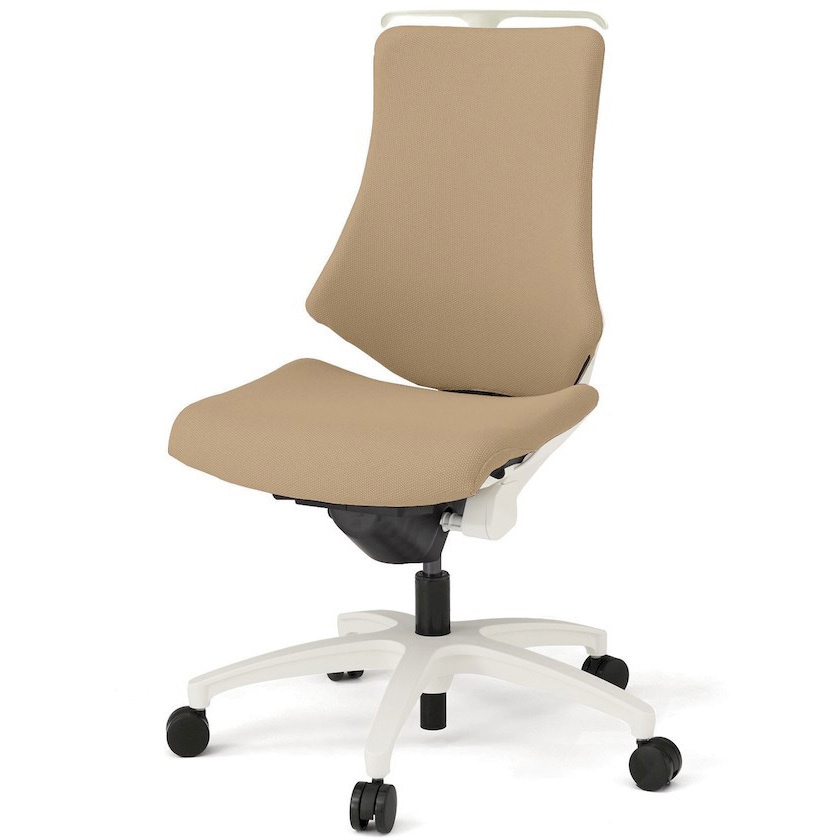 KG130PSHM-W9Y3 エフチエア クロスバック ハイバック ハンガー付 ホワイトフレーム  <配送時組立サービス付> 1台 イトーキ 【通販モノタロウ】