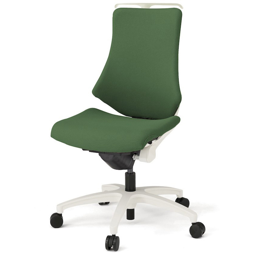 KG130PSHM-W9Q2 エフチエア クロスバック ハイバック ハンガー付 ホワイトフレーム  <配送時組立サービス付> 1台 イトーキ 【通販モノタロウ】