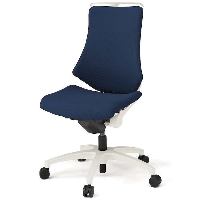 KG130PSHM-W9B2 エフチエア クロスバック ハイバック ハンガー付 ホワイトフレーム  <配送時組立サービス付> 1台 イトーキ 【通販モノタロウ】 47,988円