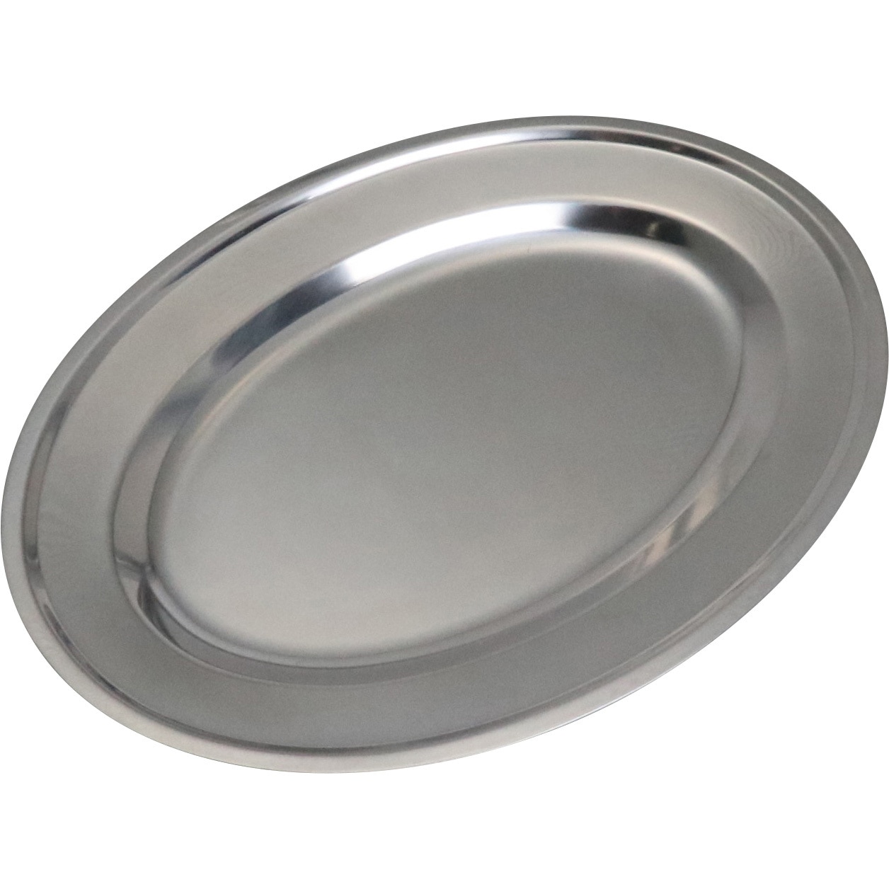 18ー8ステンレス平渕小判皿10枚 【公式通販】