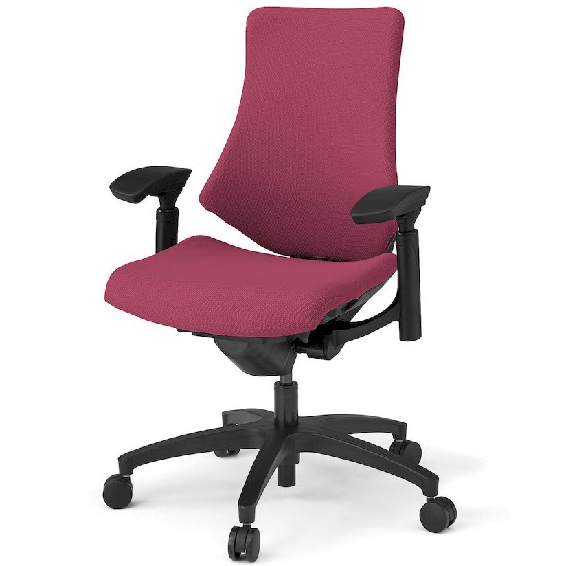 KG137PSM-T1M4 エフチエア クロスバック ハイバック 可動肘 ブラックフレーム  <配送時組立サービス付> イトーキ 抵抗付ウレタン双輪キャスター 肘掛あり