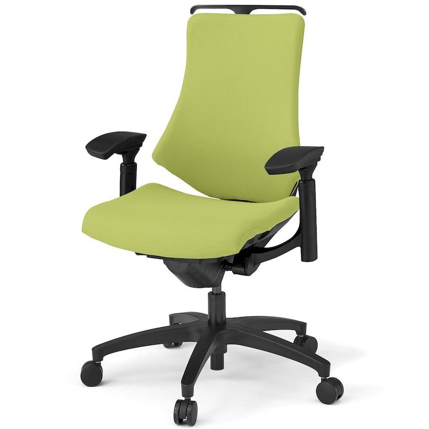 KG-137PSH-T1Q6 エフチエア クロスバック ハイバック ハンガー付 可動肘 ブラックフレーム  <配送時組立サービス付> 1台 イトーキ 【通販モノタロウ】