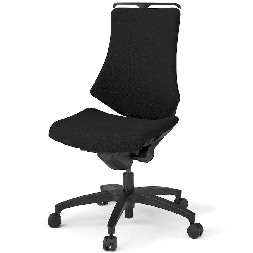 KG130PSHM-T1T1 エフチエア クロスバック ハイバック ハンガー付 ブラックフレーム  <配送時組立サービス付> 1台 イトーキ 【通販モノタロウ】