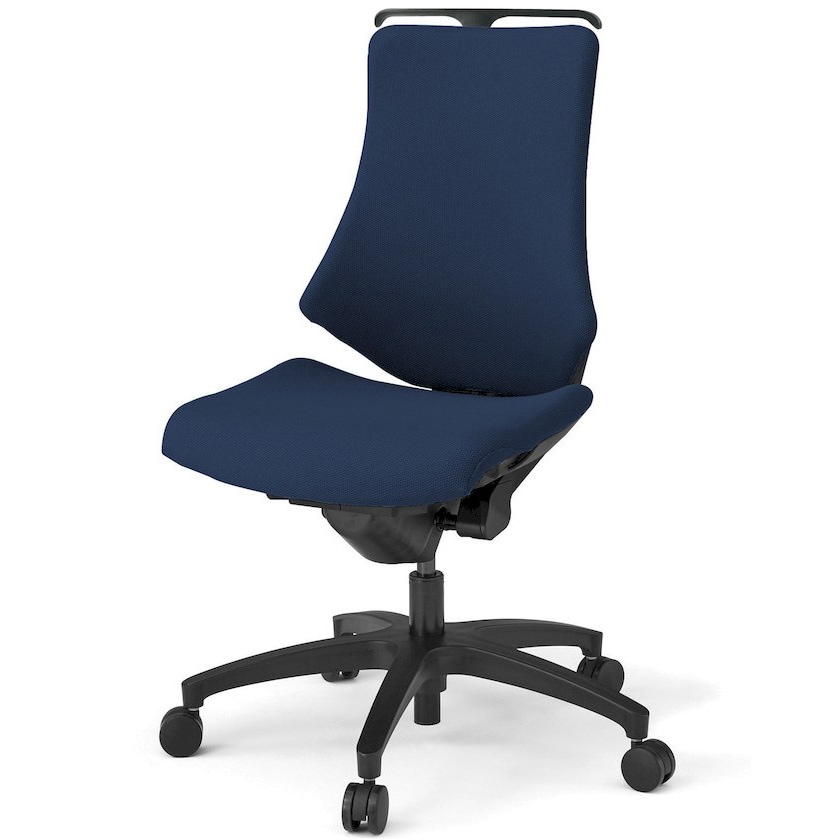 KG130PSHM-T1B2 エフチエア クロスバック ハイバック ハンガー付 ブラックフレーム  <配送時組立サービス付> 1台 イトーキ 【通販モノタロウ】