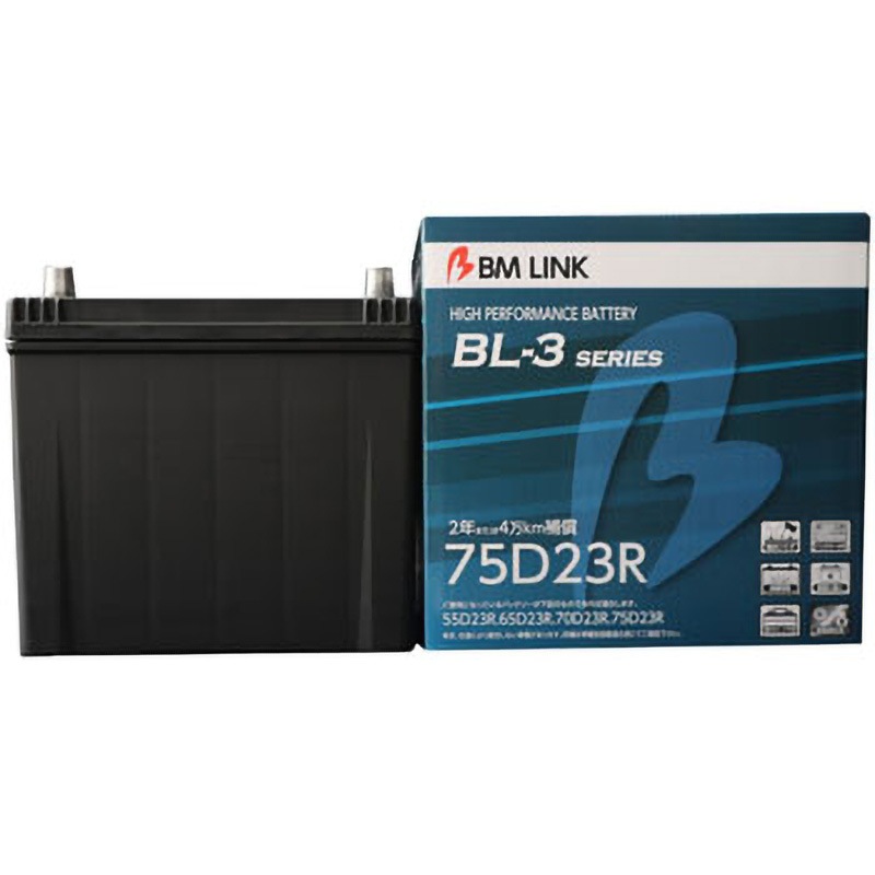 BL3-75D23R バッテリー BL-3 series 1個 BM LINK 【通販モノタロウ】