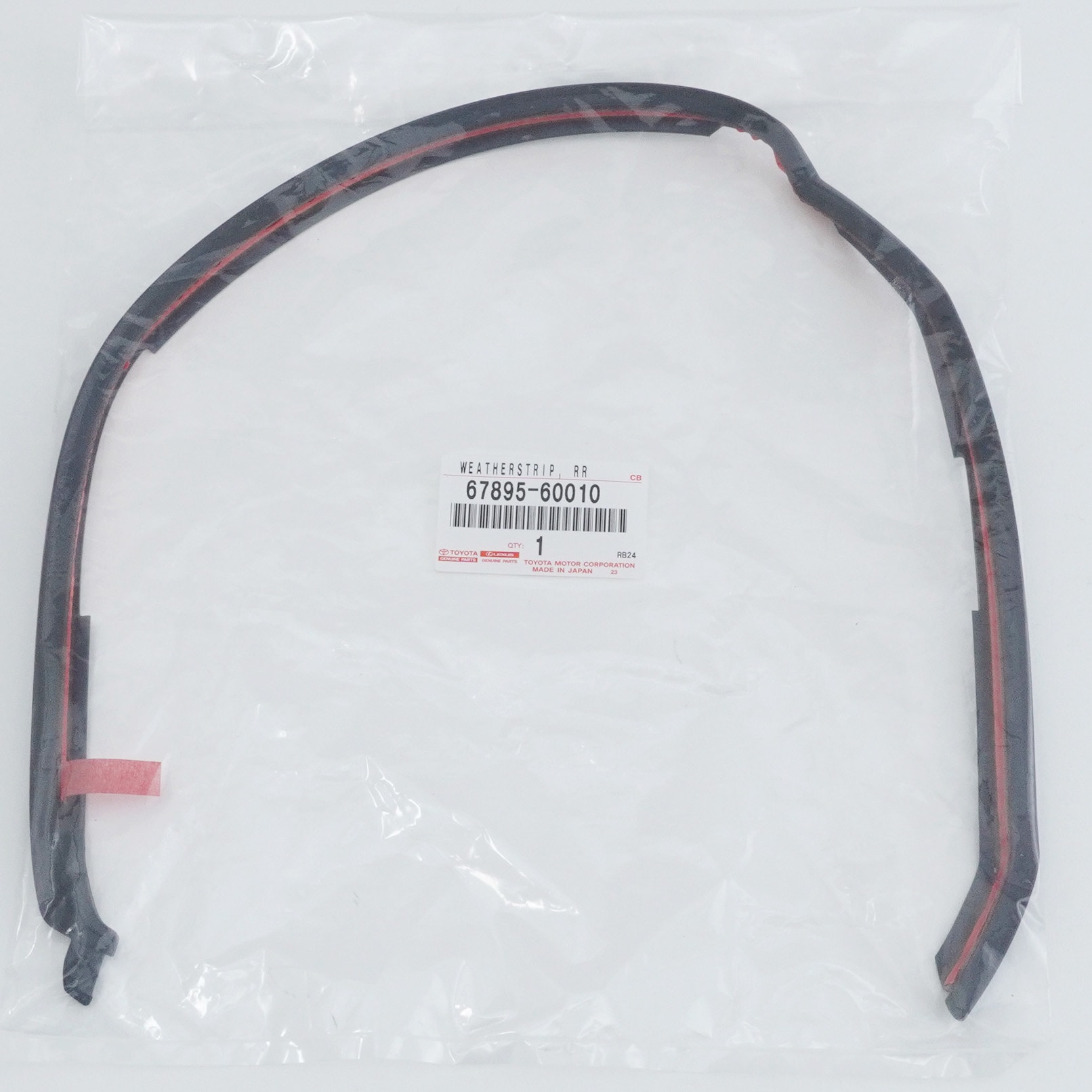 ＫＰページ 67895-60010 (67895)WEATHERSTRIP， RR 1個 トヨタ 【通販モノタロウ】