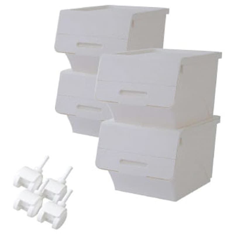 フタ付きセット 収納ボックス 深型 キャスター付きセット YAMAZEN(山善