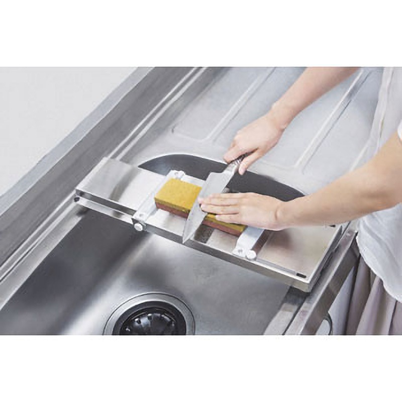 18-8ステンレス 砥石固定台 シンク・流台兼用 砥石台 18－8ステンレス製の通販 在庫セール砥石固定台