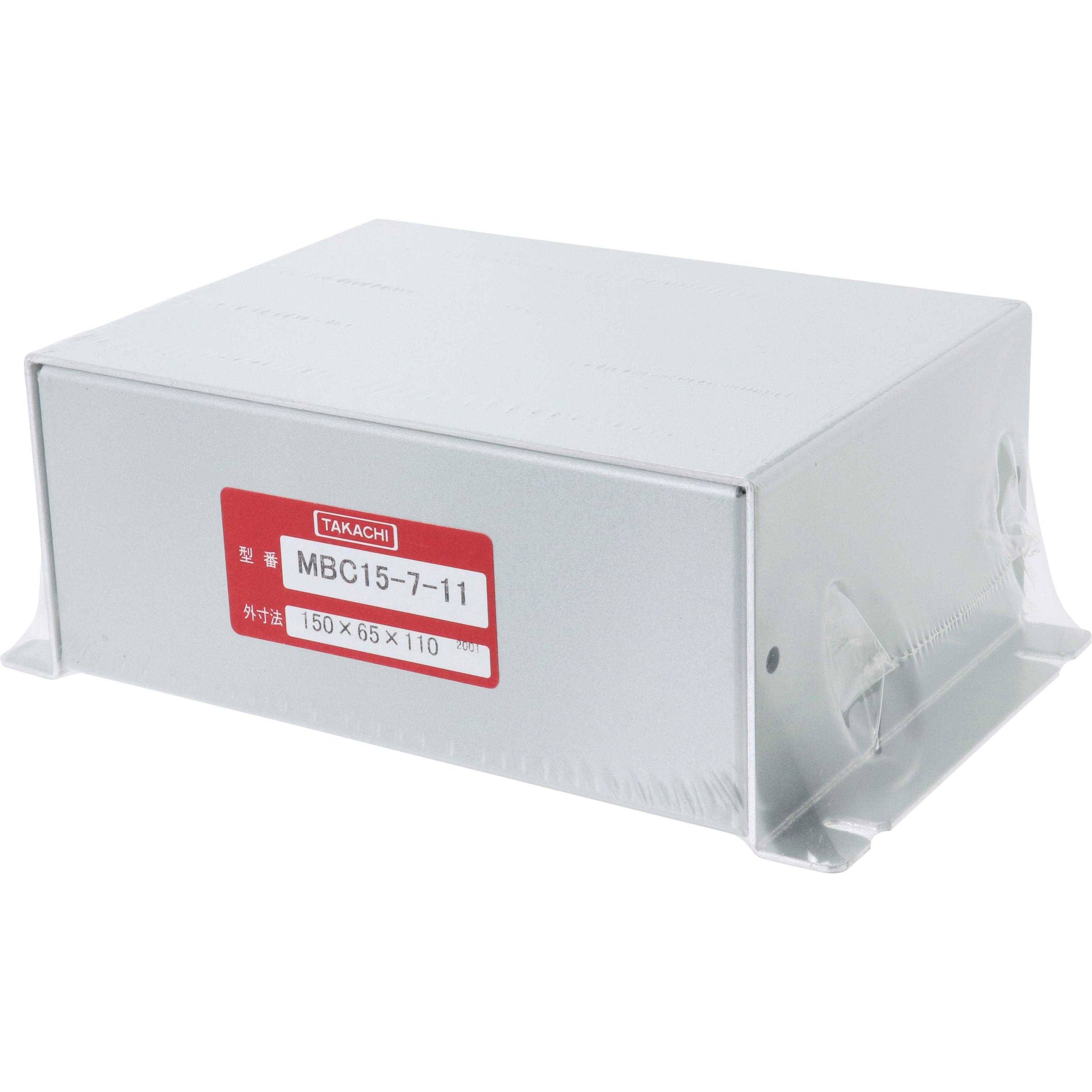 MBC15-7-11 フランジ足付アルミケース MBCシリーズ 1個 タカチ