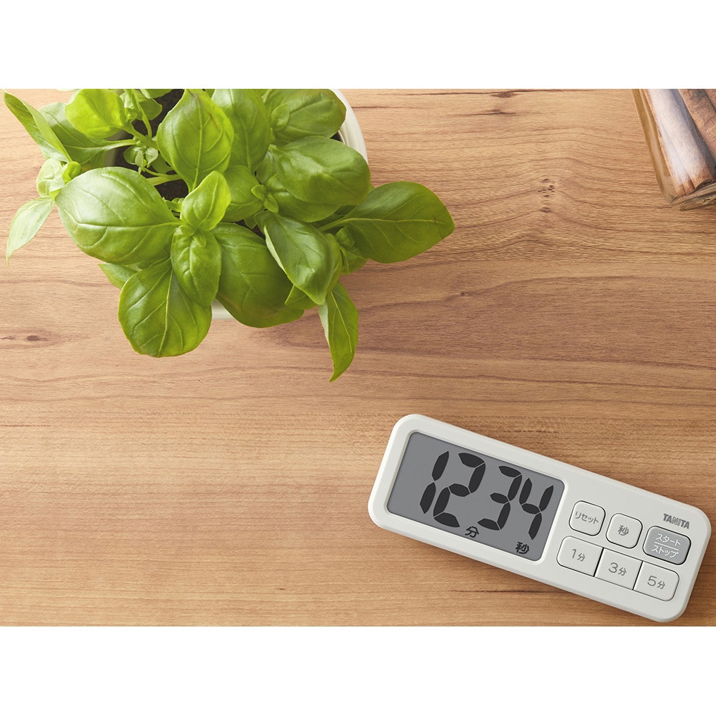 TD431GY 抗菌でか見えタイマー TD431 タニタ デジタル - 【通販