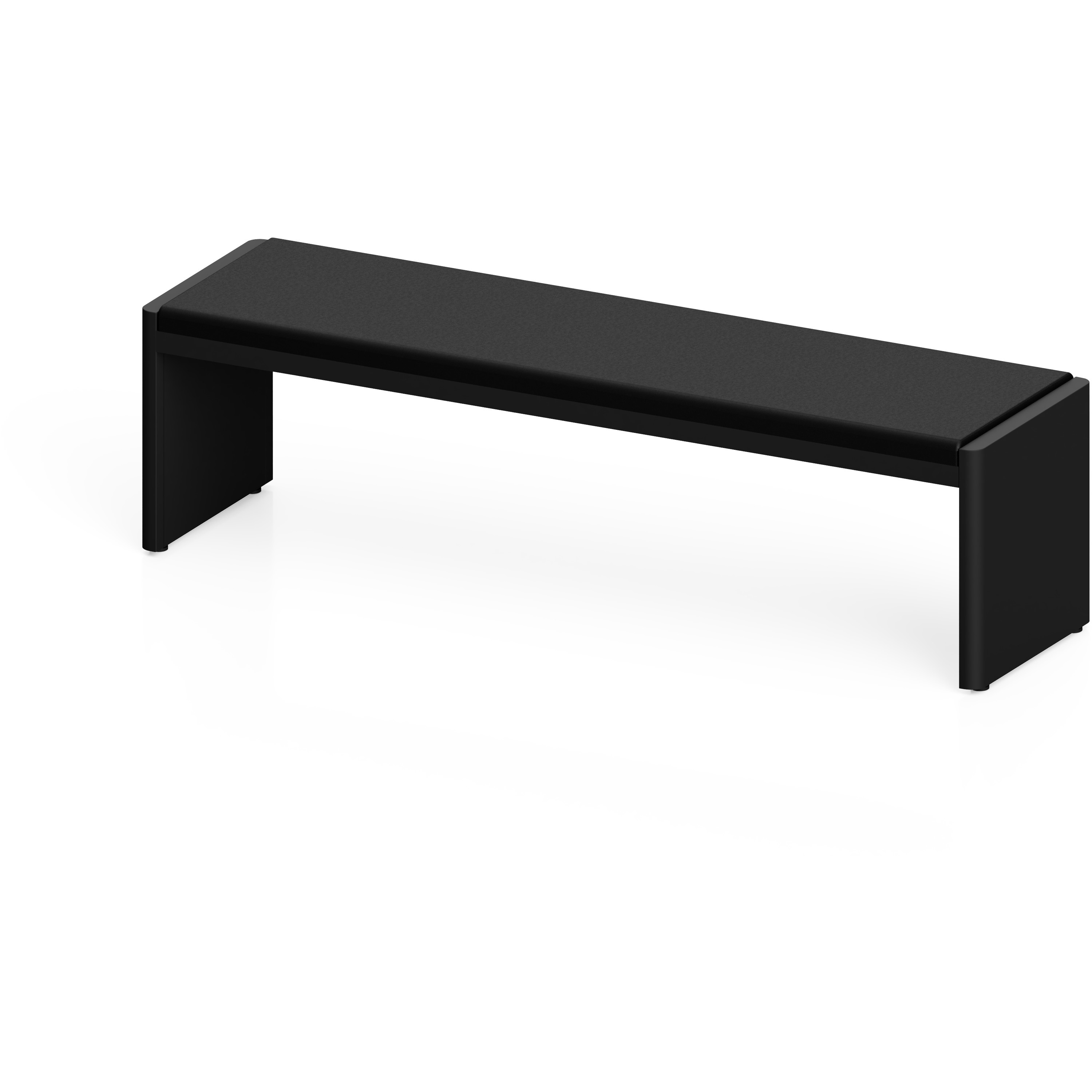 362-0621 ベンチ Mseries ブラック色 高さ420mm幅1500mm奥行400mm  362-0621 65,890円