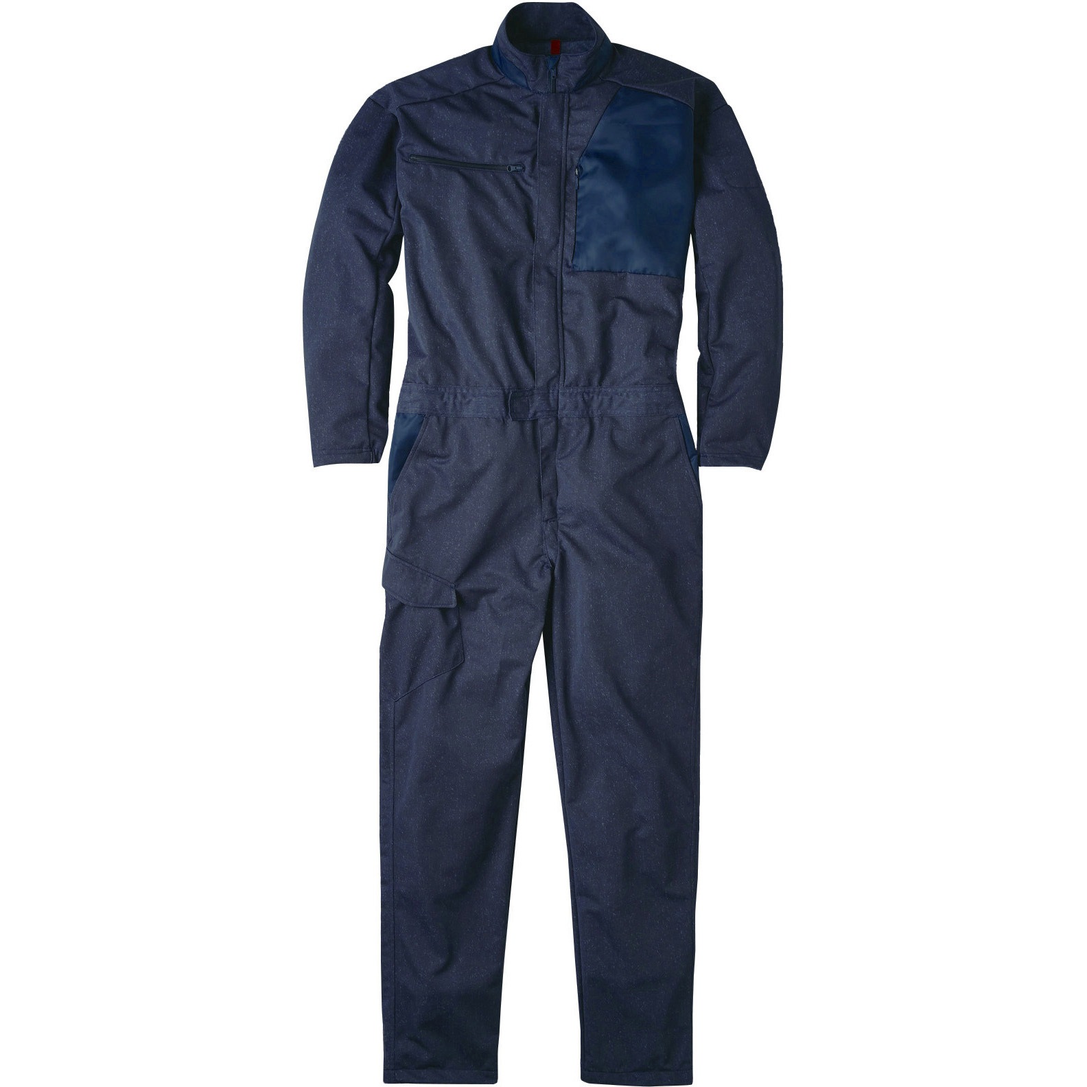 S-981 S-981 トリコット長袖ツナギ ROUND ONI インディゴ色 ストレッチ機能 サイズL着丈55cm